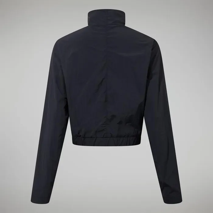 Softshells Women Berghaus Urban Cropped Coord Wind Jacket 8211 Black