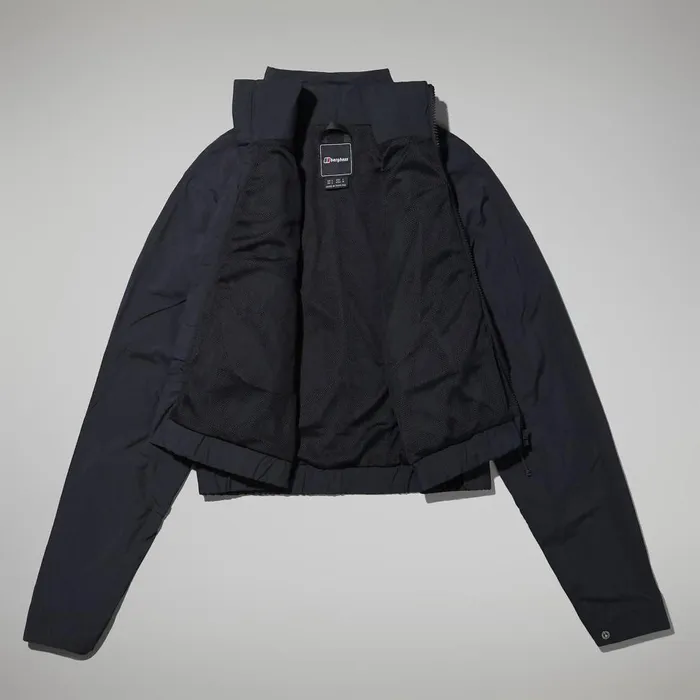 Softshells Women Berghaus Urban Cropped Coord Wind Jacket 8211 Black