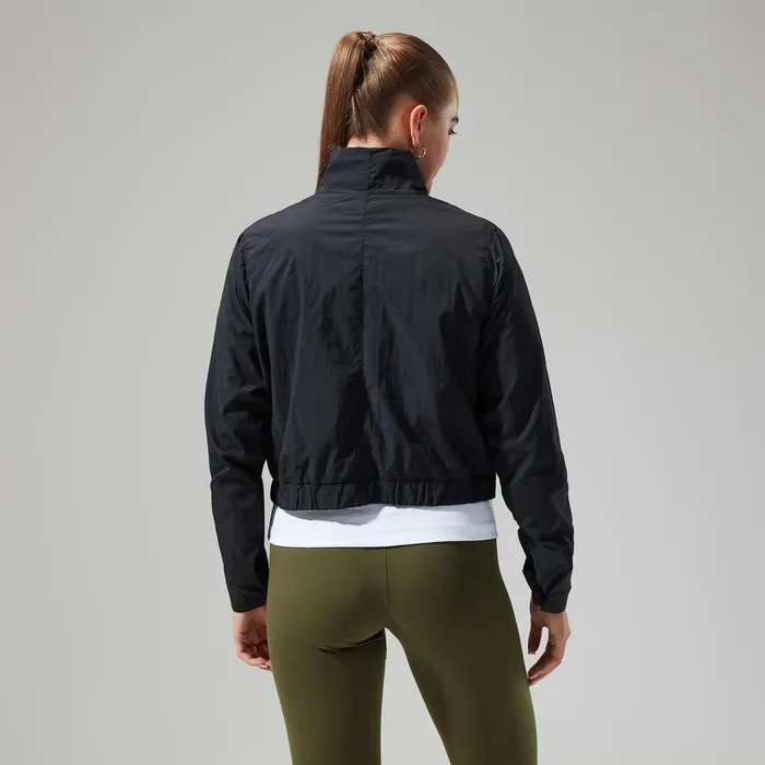 Softshells Women Berghaus Urban Cropped Coord Wind Jacket 8211 Black
