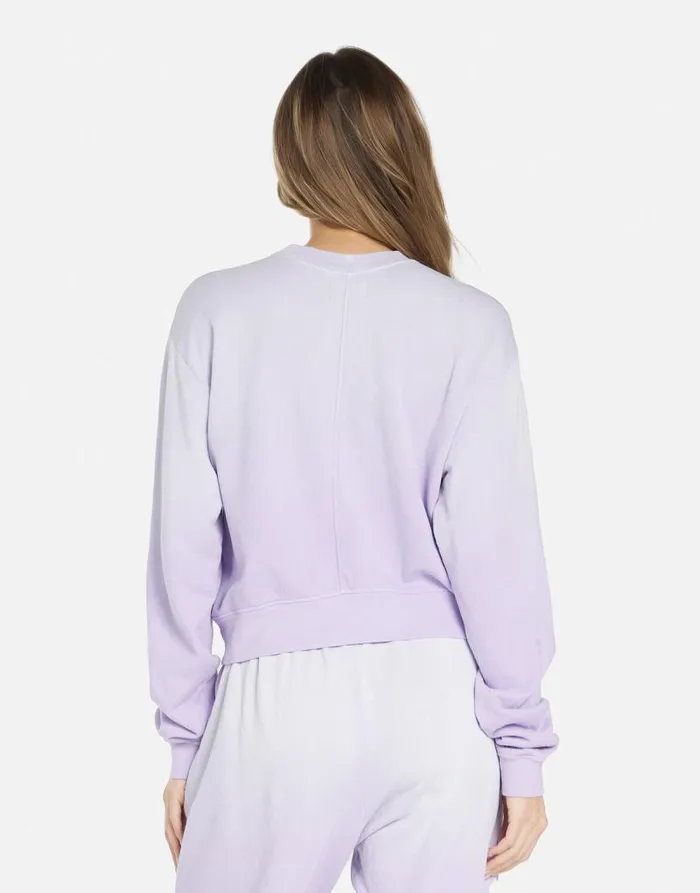Spalding Cracked Star Light Purple Ombre Women Lauren Moshi Long Sleeve