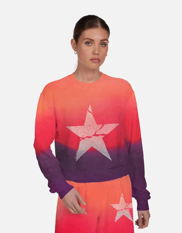 Spalding Cracked Star Malibu Skies Women Lauren Moshi Long Sleeve