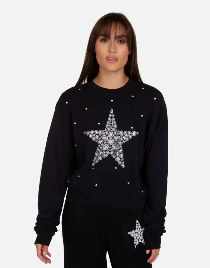 Spalding Diamond Star Black Women Lauren Moshi Long Sleeve