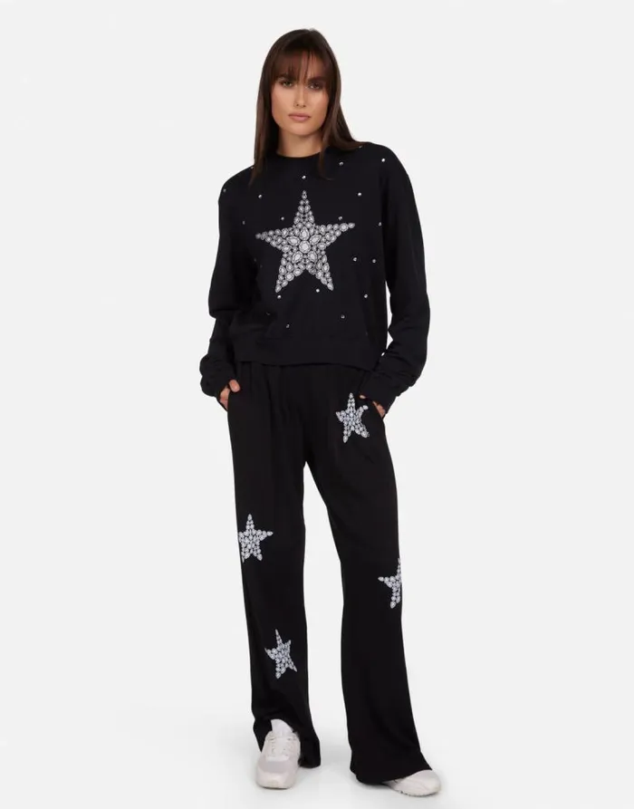 Spalding Diamond Star Black Women Lauren Moshi Long Sleeve