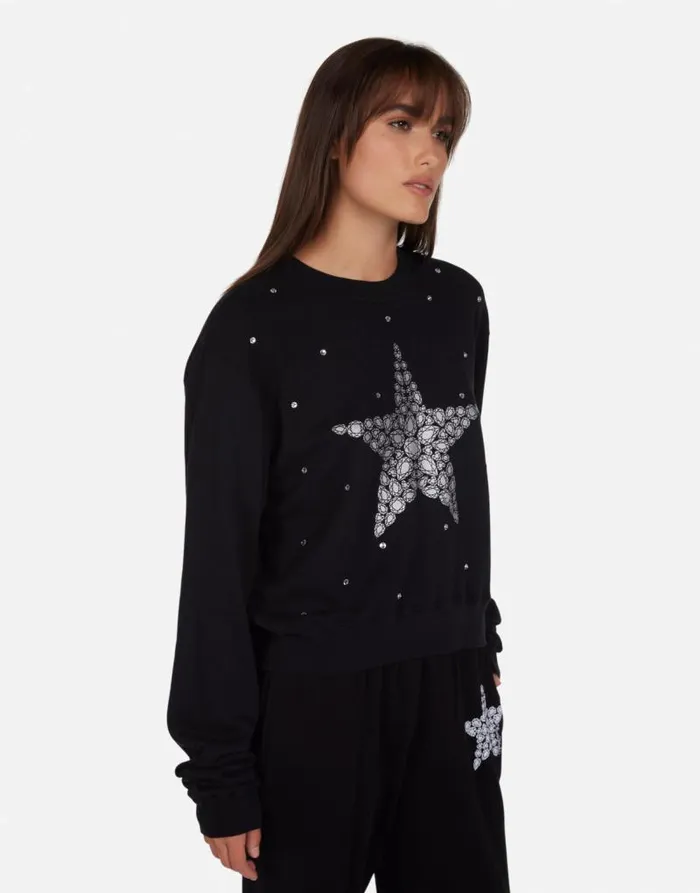 Spalding Diamond Star Black Women Lauren Moshi Long Sleeve