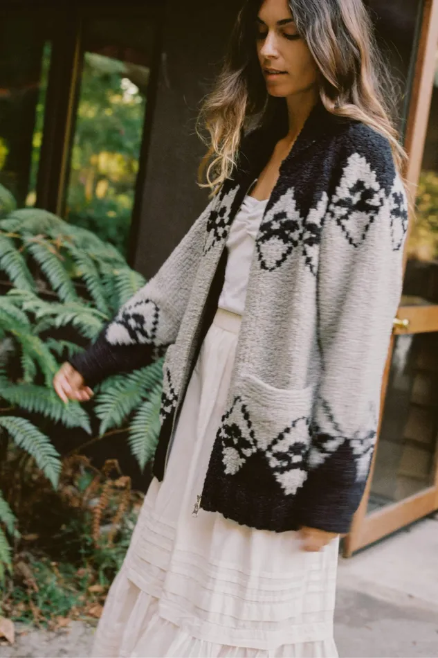 Sweaters and Outerwear Women Christy Dawn The Vytas Cardigan Pewter Sweaters and Outerwear Women Christy Dawn The Vytas Cardigan Pewter