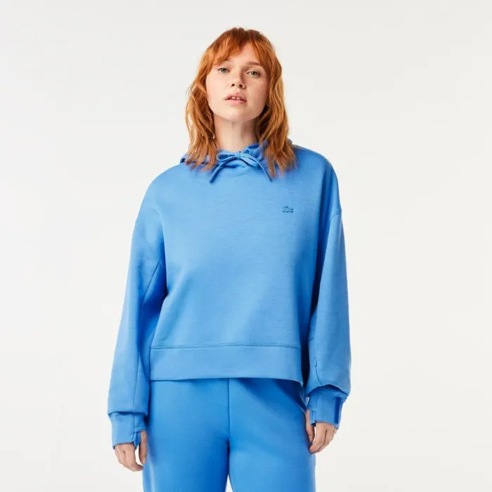 Sweaters and Sweatshirts Women Lacoste Women039s Hoodie Ethereal Blue L99