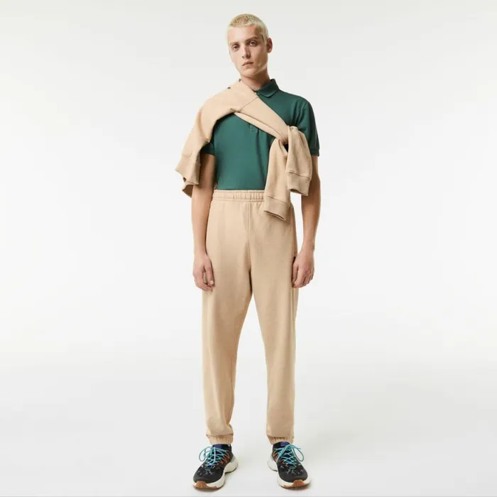 Sweatpants and Trousers Men Lacoste Men039s Printed Sweatpants Beige 4jw