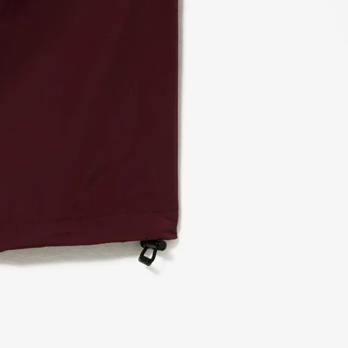 Sweatpants and Trousers Men Lacoste Men039s Waterproof Cargo Pants Bordeaux Yup