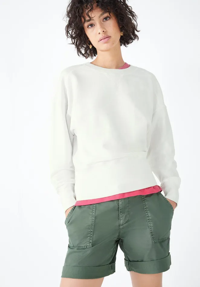 Sweatshirts and Hoodies Women Hush Leanne Classic Sweatshirt Vapour Grey