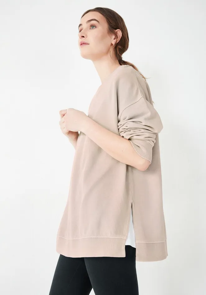 Sweatshirts and Hoodies Women Hush Mia Oversized Sweatshirt Mushroom Grey