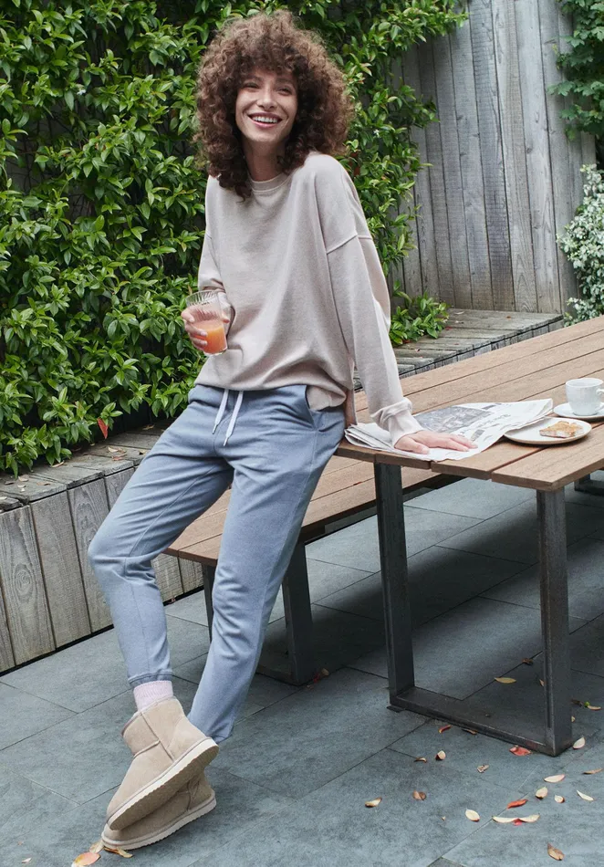Sweatshirts and Hoodies Women Hush Mia Oversized Sweatshirt Mushroom Grey