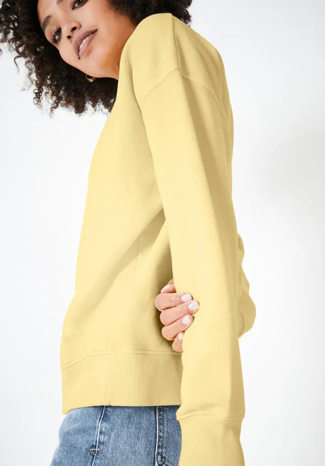 Sweatshirts and Hoodies Women Hush Rosey Relaxed Sweatshirt Pale Yellow