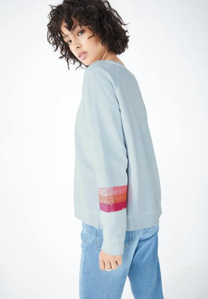 Sweatshirts and Hoodies Women Hush Zelda Relaxed Sweatshirt Soft Bluepinks