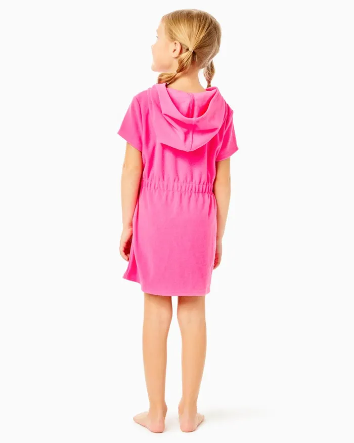 Swim Girls Lilly Pulitzer Girls Chaplin CoverUp Aura Pink