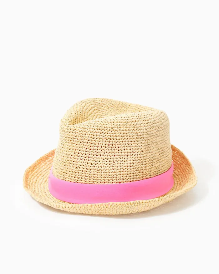 Swim WomenHome and Gifts Lilly Pulitzer Poolside Hat Prosecco Pink