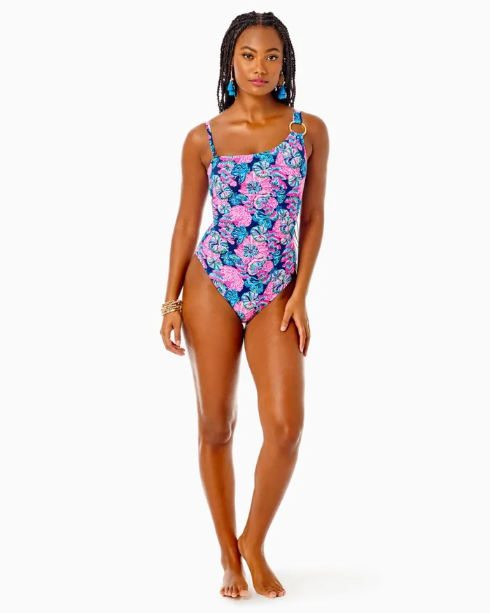 Swim Women Lilly Pulitzer Amren Tankini Top Oyster Bay Navy Shroom With A View Swim Women Lilly Pulitzer Amren Tankini Top Oyster Bay Navy Shroom With A View