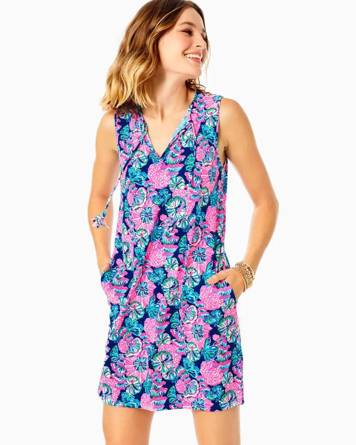 Swim Women Lilly Pulitzer Amren Tankini Top Oyster Bay Navy Shroom With A View Swim Women Lilly Pulitzer Amren Tankini Top Oyster Bay Navy Shroom With A View