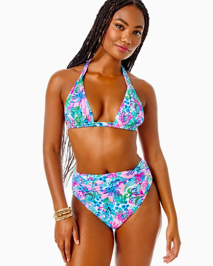 Swim Women Lilly Pulitzer Arika Bikini Top Mandevilla Baby Paradise Petals Swim Women Lilly Pulitzer Arika Bikini Top Mandevilla Baby Paradise Petals