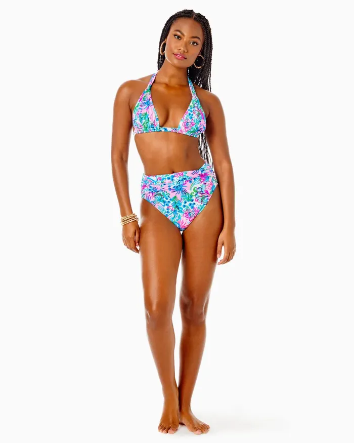 Swim Women Lilly Pulitzer Arika Bikini Top Mandevilla Baby Paradise Petals Swim Women Lilly Pulitzer Arika Bikini Top Mandevilla Baby Paradise Petals