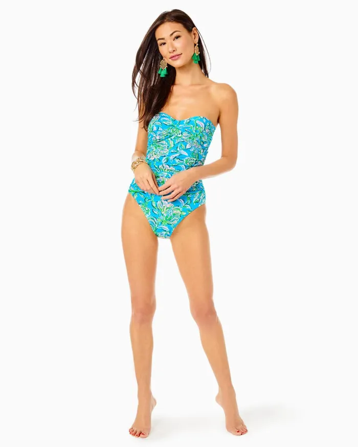 Swim Women Lilly Pulitzer Natalie Shirtdress CoverUp Cumulus Blue Chick Magnet Swim Women Lilly Pulitzer Natalie Shirtdress CoverUp Cumulus Blue Chick Magnet
