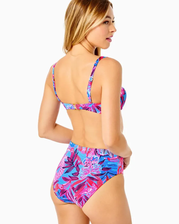 Swim Women Lilly Pulitzer Sonnie Bikini Bottom Ruby Red Wild Times