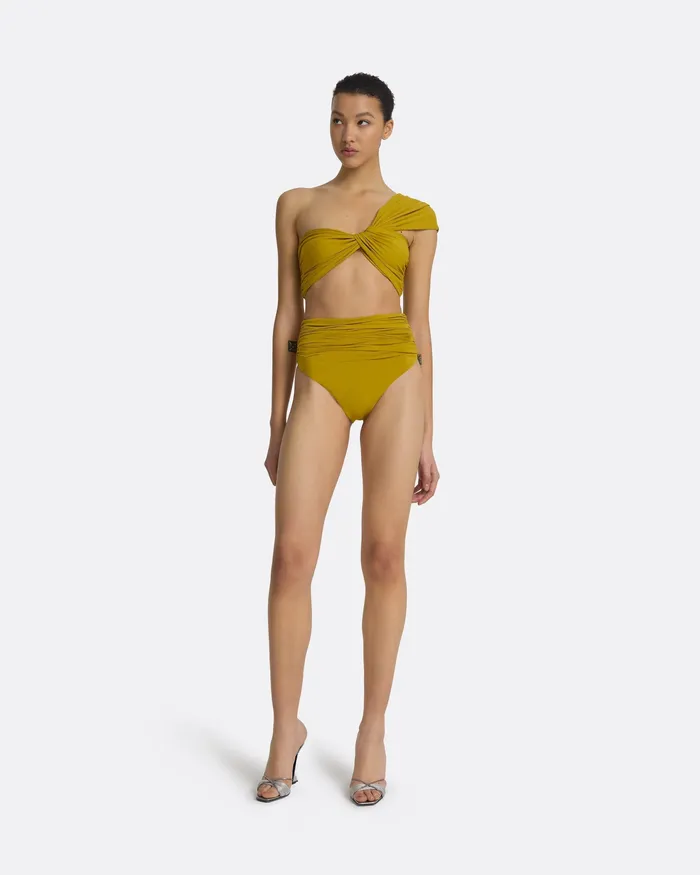 Swimwear Safiyaa Women Gisella Chartreuse Bikini Top Chartreuse