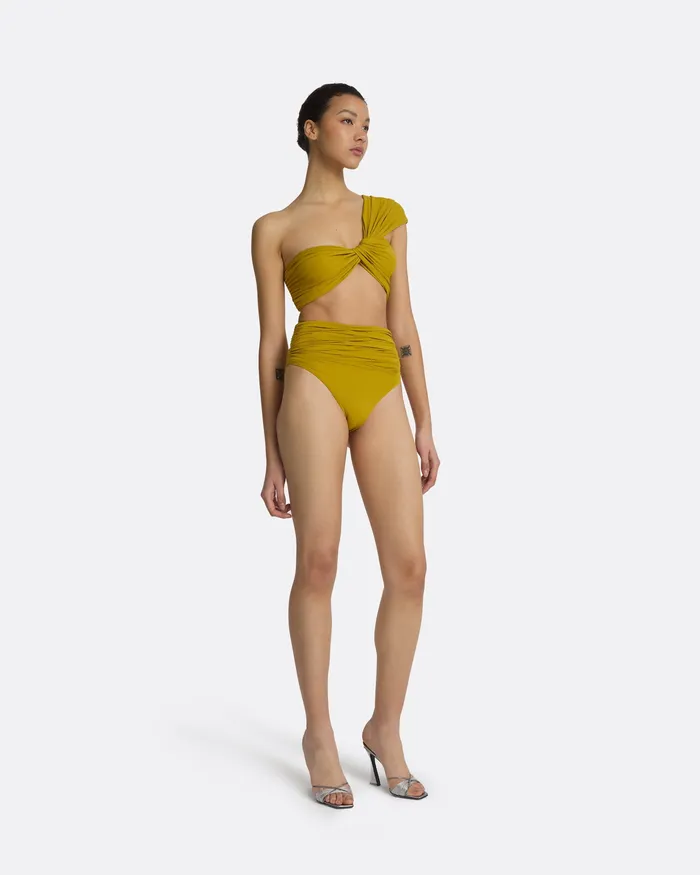 Swimwear Safiyaa Women Gisella Chartreuse Bikini Top Chartreuse
