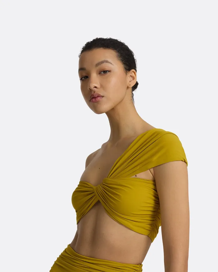 Swimwear Safiyaa Women Gisella Chartreuse Bikini Top Chartreuse