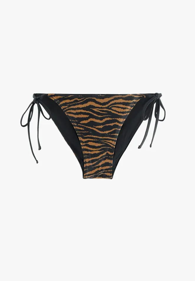 Swimwear Women Hush Tie Side Bikini Bottoms Tigerblack