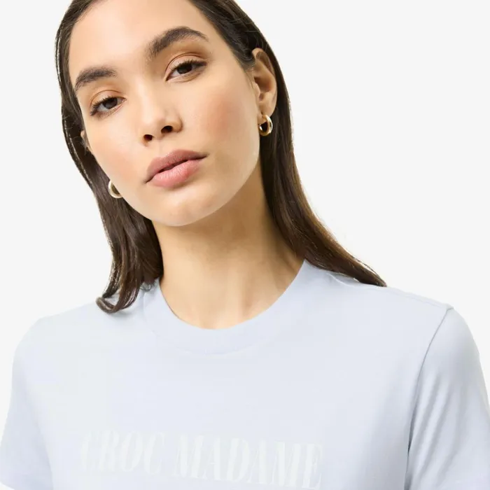 TShirts and Tops Women Lacoste Women039s Lacoste X Bandier Jersey TShirt Light Blue White S14 TShirts and Tops Women Lacoste Women039s Lacoste X Bandier Jersey TShirt Light Blue White S14