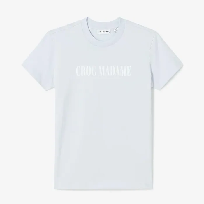 TShirts and Tops Women Lacoste Women039s Lacoste X Bandier Jersey TShirt Light Blue White S14 TShirts and Tops Women Lacoste Women039s Lacoste X Bandier Jersey TShirt Light Blue White S14