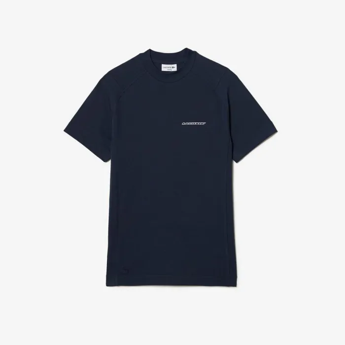 TShirts Men Lacoste Mens Slim Fit Organic Cotton Piqu TShirt Blue Kxe