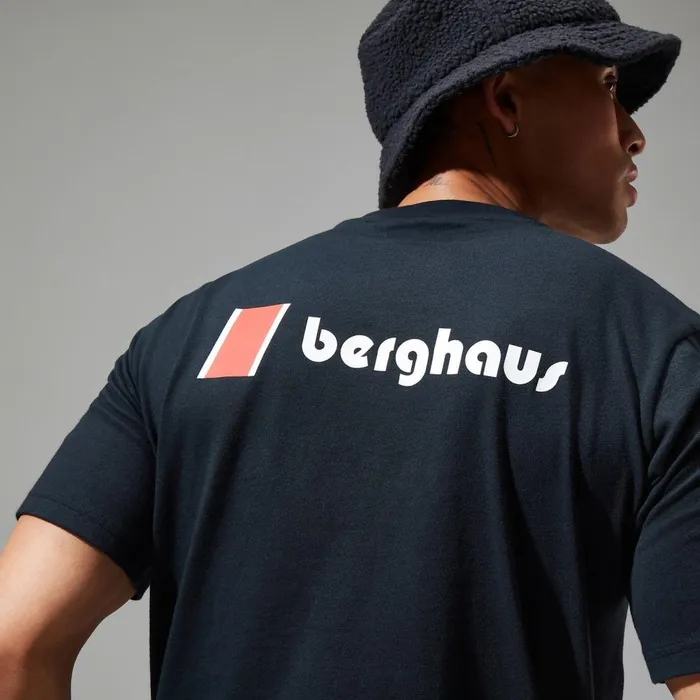 TShirts MenWomen Berghaus Heritage FandB Logo TShirts 8211 Black
