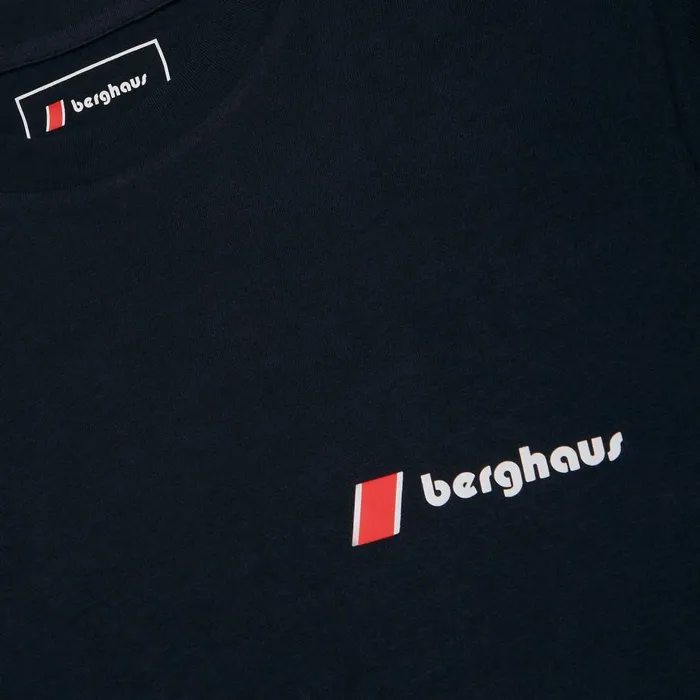TShirts MenWomen Berghaus Heritage FandB Logo TShirts 8211 Black