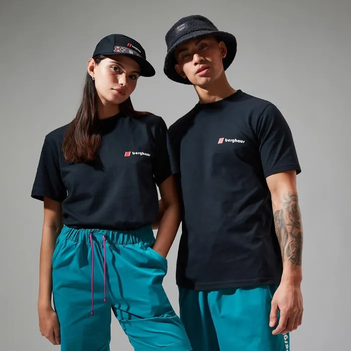 TShirts MenWomen Berghaus Heritage FandB Logo TShirts 8211 Black