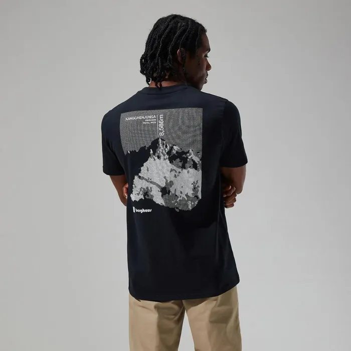 TShirts MenWomen Berghaus Kanchenjunga Static TShirts 8211 Black