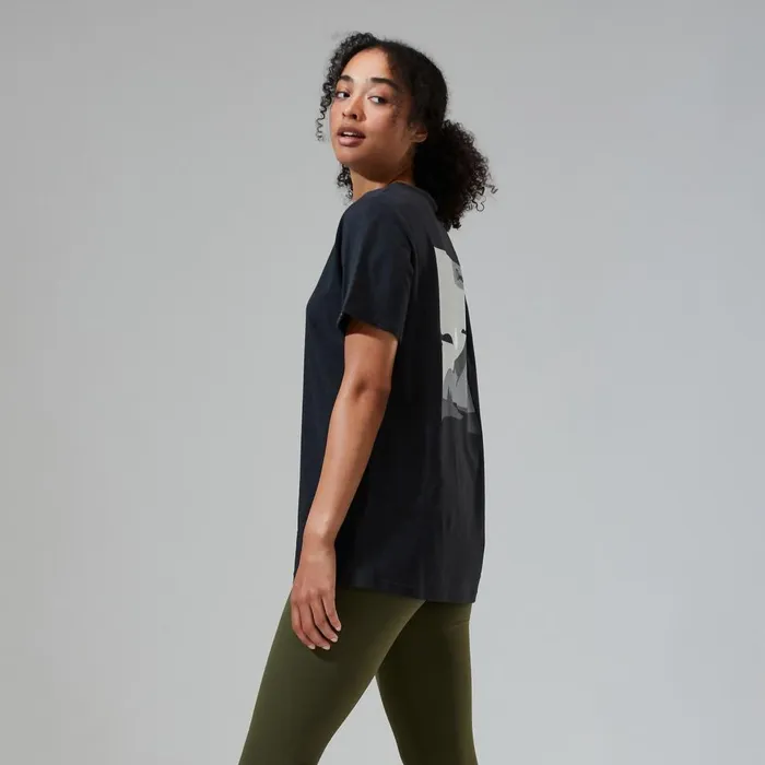 TShirts Women Berghaus Boyfriend Buttermere Short Sleeve Tee Black TShirts Women Berghaus Boyfriend Buttermere Short Sleeve Tee Black