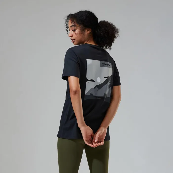 TShirts Women Berghaus Boyfriend Buttermere Short Sleeve Tee Black TShirts Women Berghaus Boyfriend Buttermere Short Sleeve Tee Black