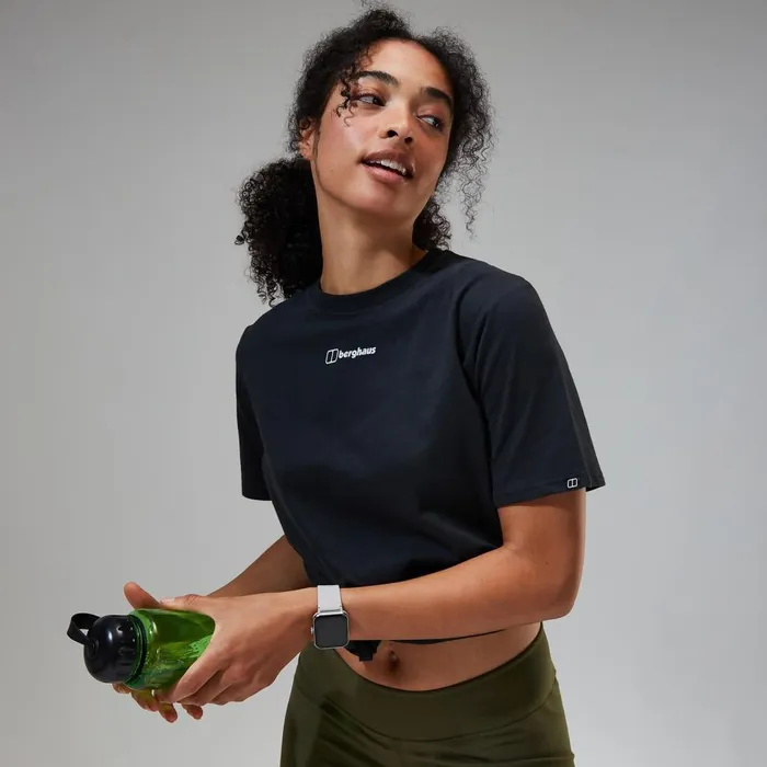 TShirts Women Berghaus Boyfriend Buttermere Short Sleeve Tee Black TShirts Women Berghaus Boyfriend Buttermere Short Sleeve Tee Black