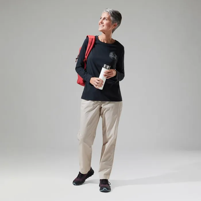 TShirts Women Berghaus Linear Landscape Long Sleeve Tee Black TShirts Women Berghaus Linear Landscape Long Sleeve Tee Black