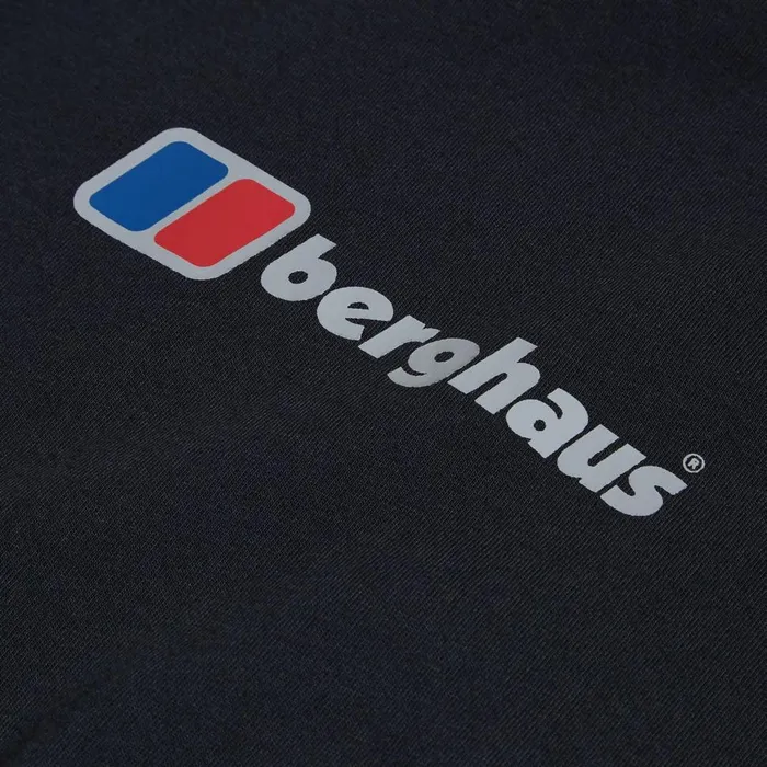TShirts Women Berghaus Urban Crop Short Sleeve Tee 8211 BlackDark Red