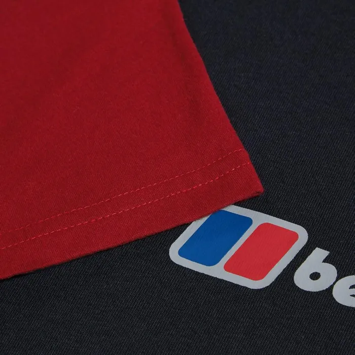 TShirts Women Berghaus Urban Crop Short Sleeve Tee 8211 BlackDark Red