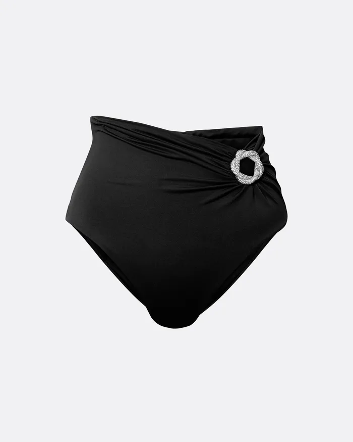 Tabi Black Bikini Bottom Black Women Swimwear Safiyaa