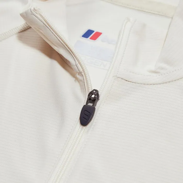 Technical Baselayers Women Berghaus 247 Half Zip Long Sleeve Tech Tee 8211 Natural