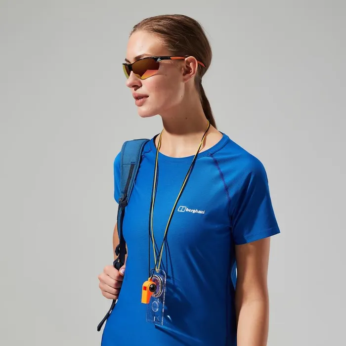 Technical Baselayers Women Berghaus 247 Tech Super Stretch Crew Tee 8211 Blue