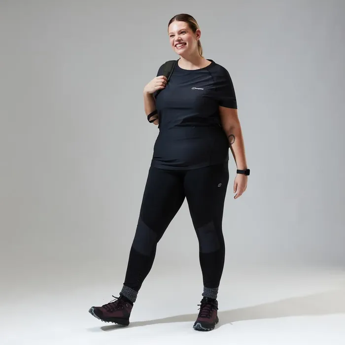 Technical Baselayers Women Berghaus 247 Tech Tee Super Stretch Crew 8211 Black