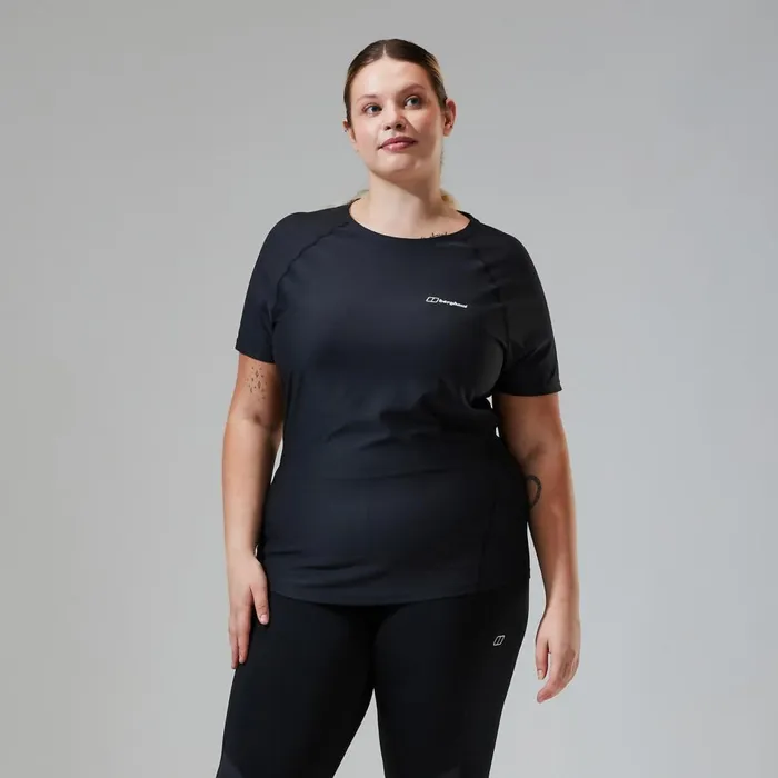Technical Baselayers Women Berghaus 247 Tech Tee Super Stretch Crew 8211 Black