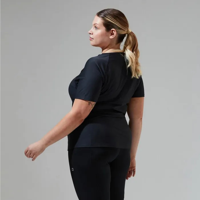 Technical Baselayers Women Berghaus 247 Tech Tee Super Stretch Crew 8211 Black