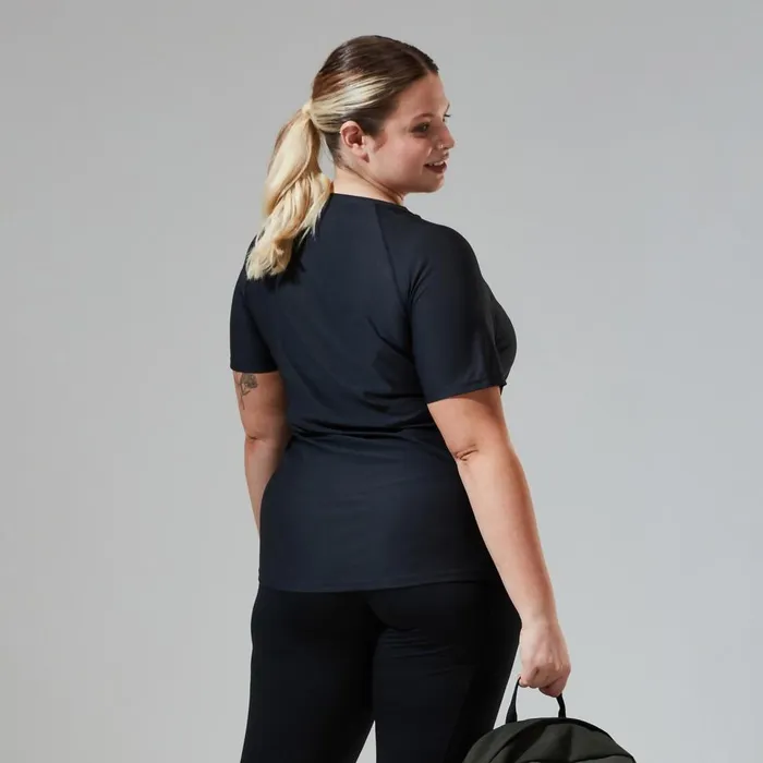 Technical Baselayers Women Berghaus 247 Tech Tee Super Stretch Crew 8211 Black