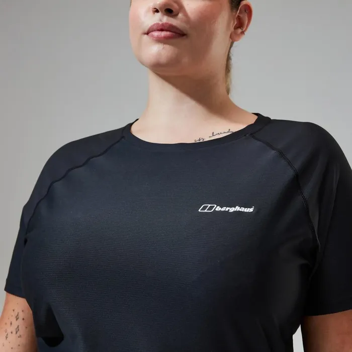 Technical Baselayers Women Berghaus 247 Tech Tee Super Stretch Crew 8211 Black